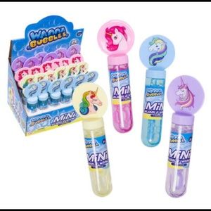 Unicorn bubbles toy for party favors! - 24pk